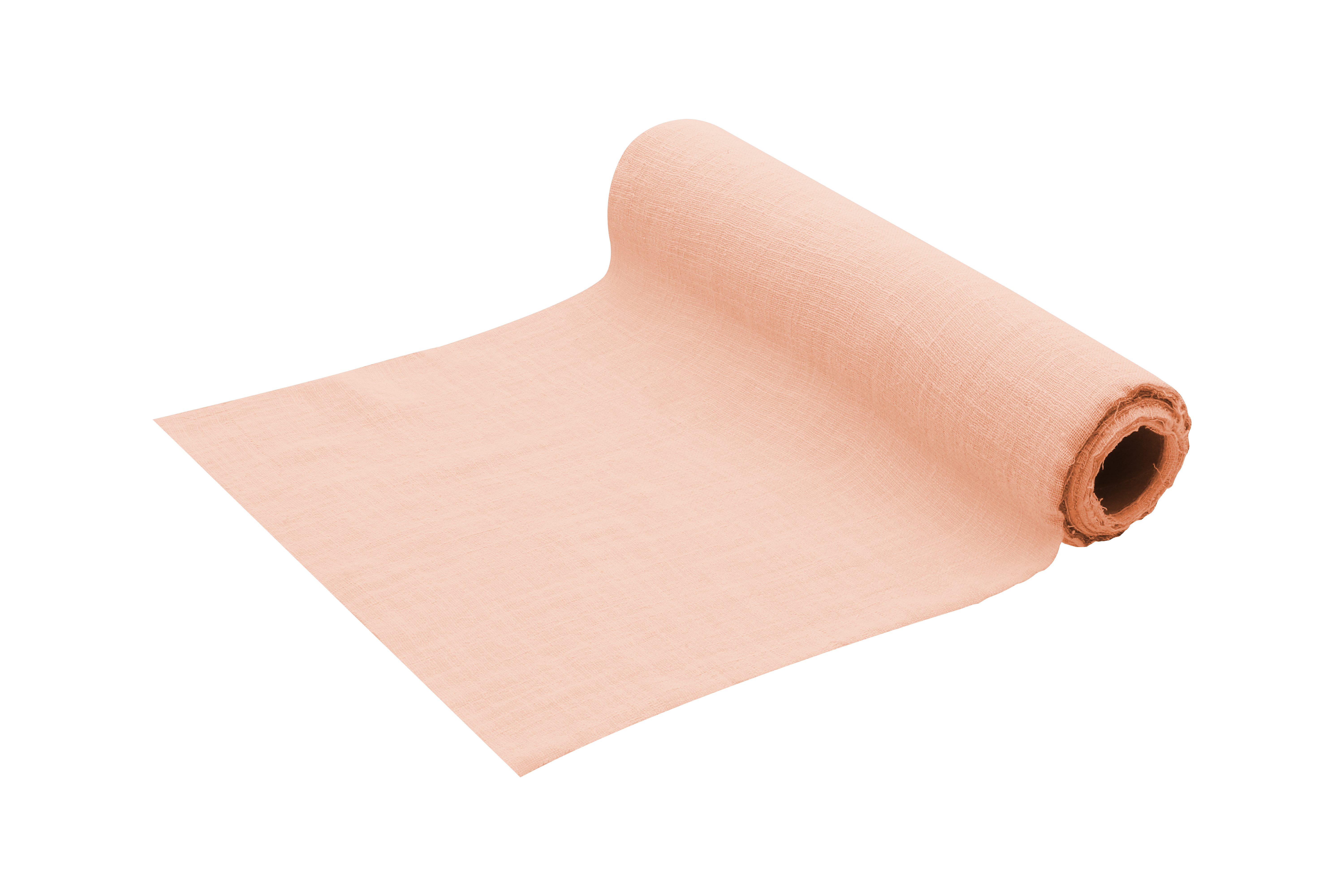 Tischband Cotton washed apricot,30cm x 5m
