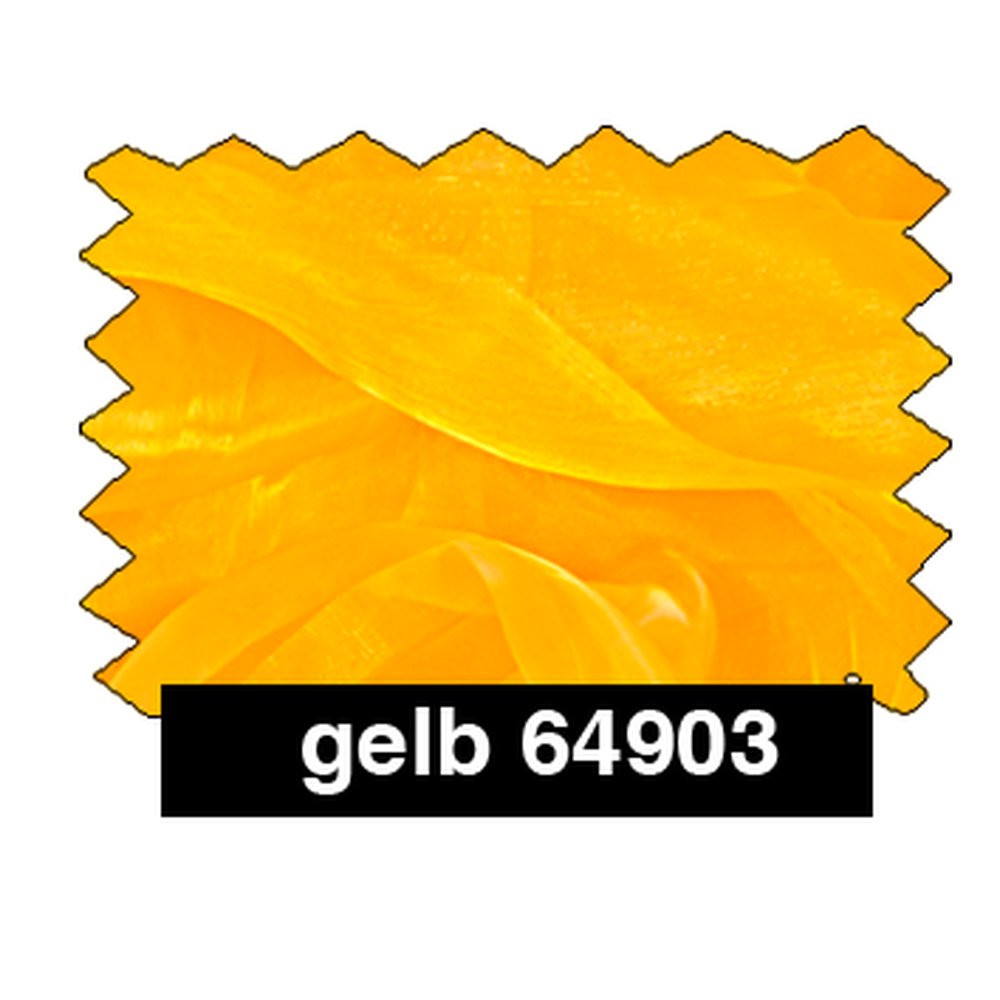 Chiffon Souplesse Stoff gelb, 150 cm breit