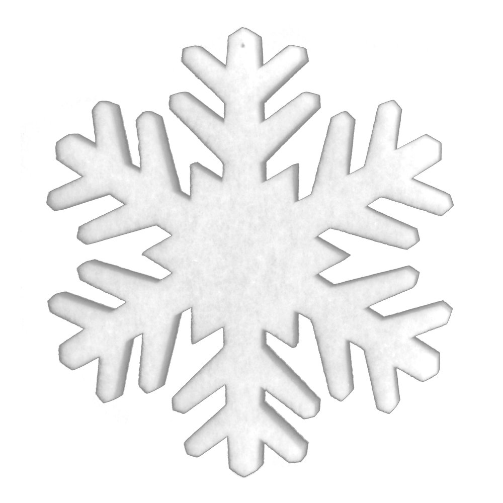 Schneekristall Watte XL weiß, Ø 60 cm