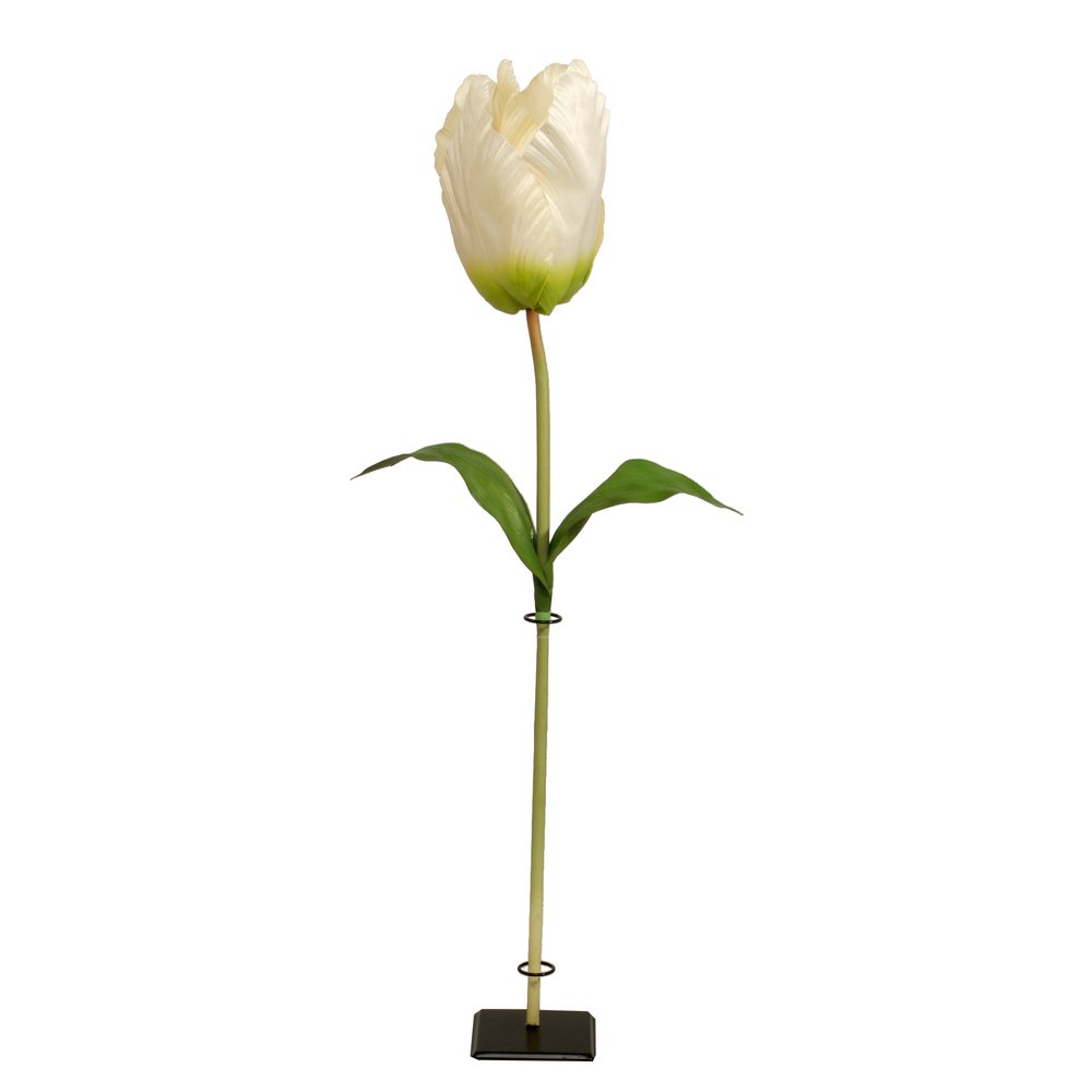 Tulpe XL Blume weiß, 135 cm, Ø 20 cm