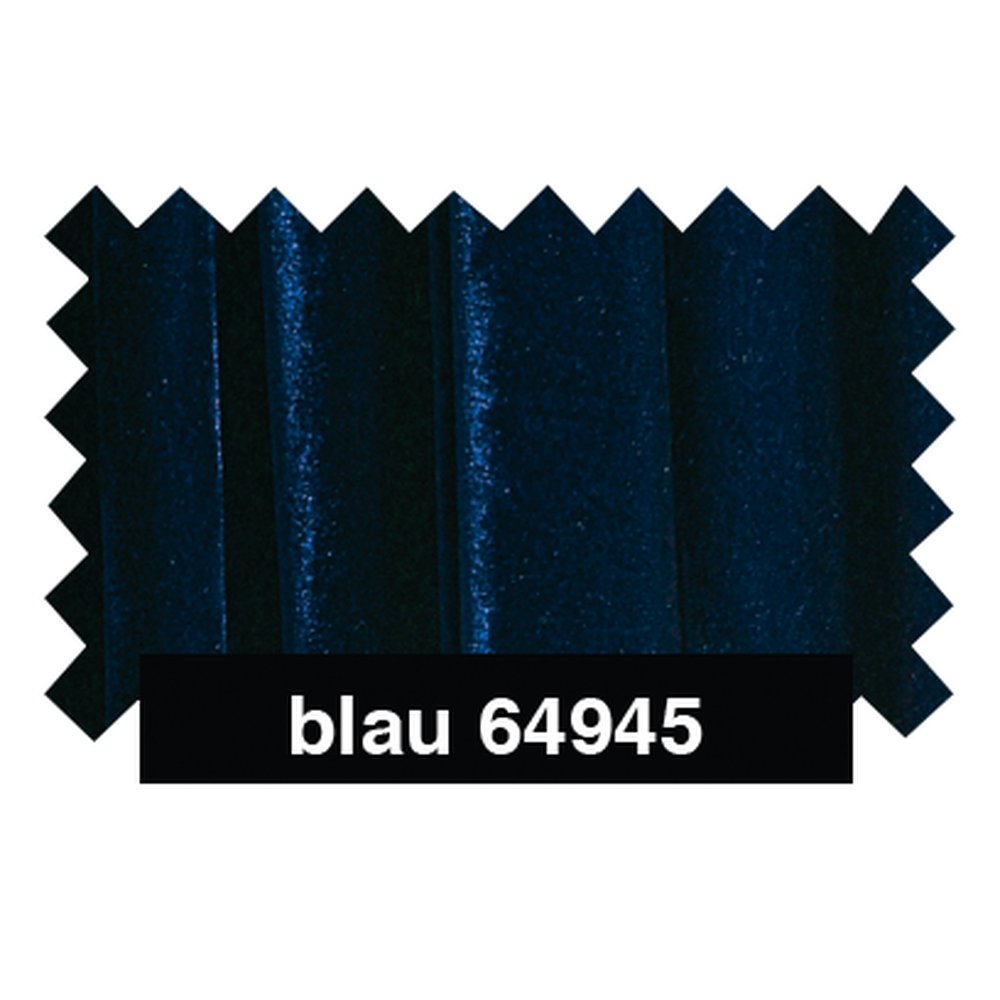 Samt Stoff Chopin blau, 150 cm breit
