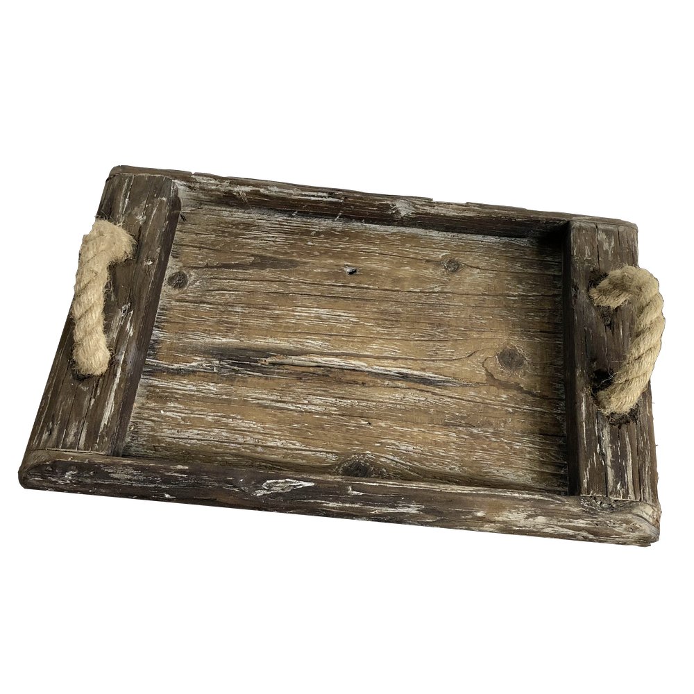 Holztablett Antik-Art/Vintage, 52 x 32,5 cm
