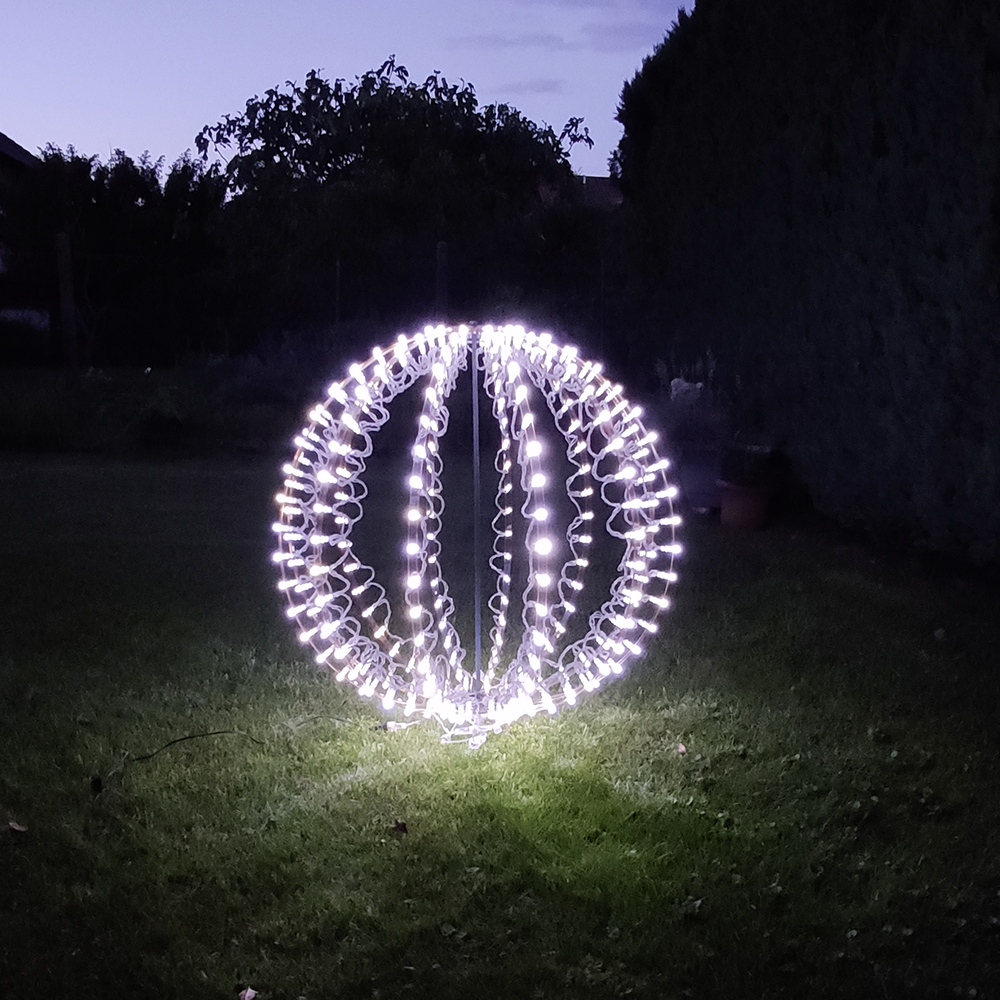 FlexGlassBall 65cm Erdspieß, Ø 65 cm