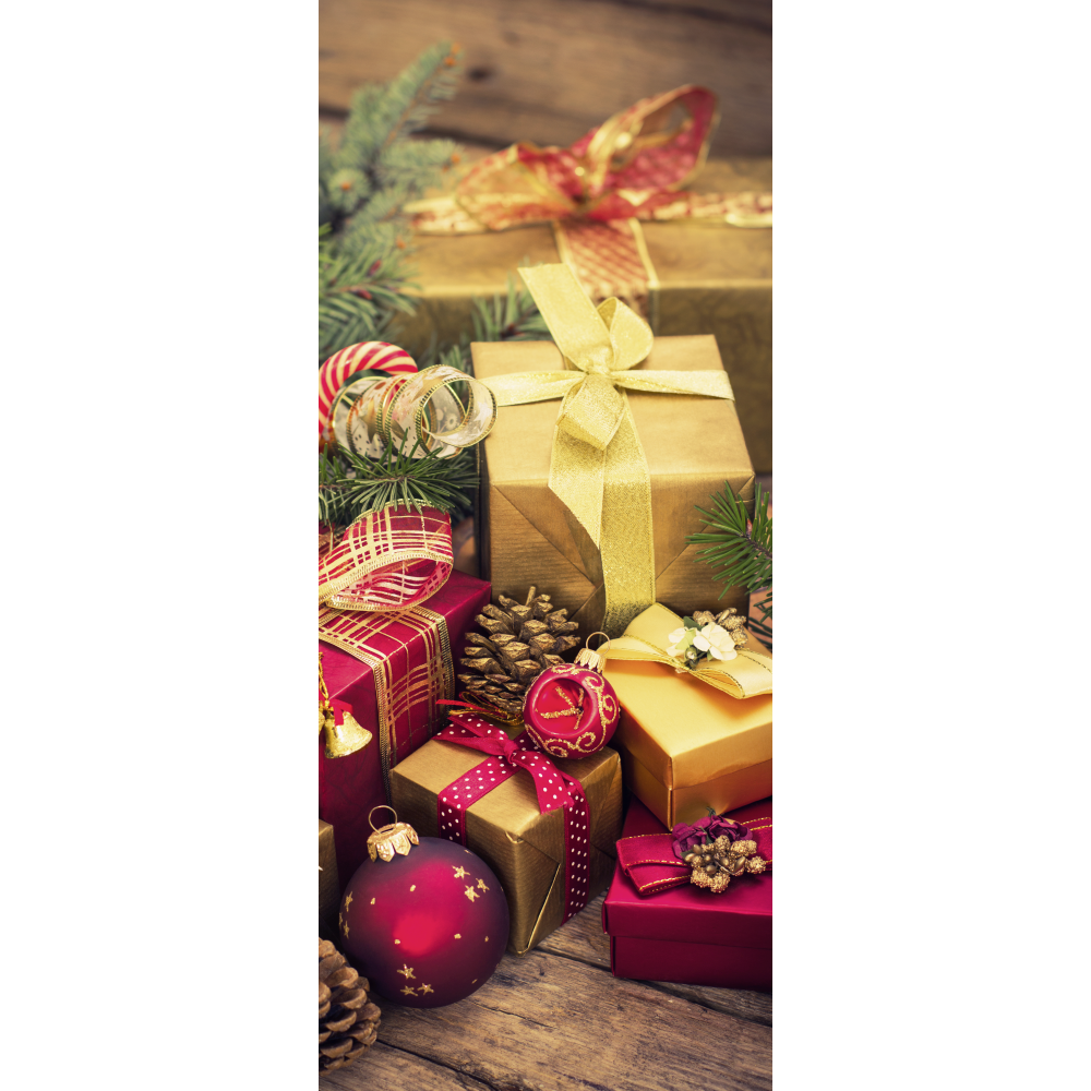 Banner Geschenkpakete+Deko ,75 x 180 cm