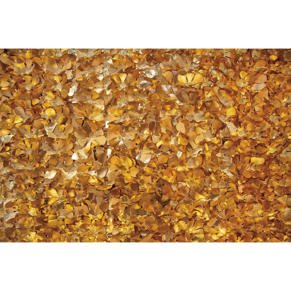 Effektfolie metallic geprägt gold/gold, B90 cm, lfmtr.