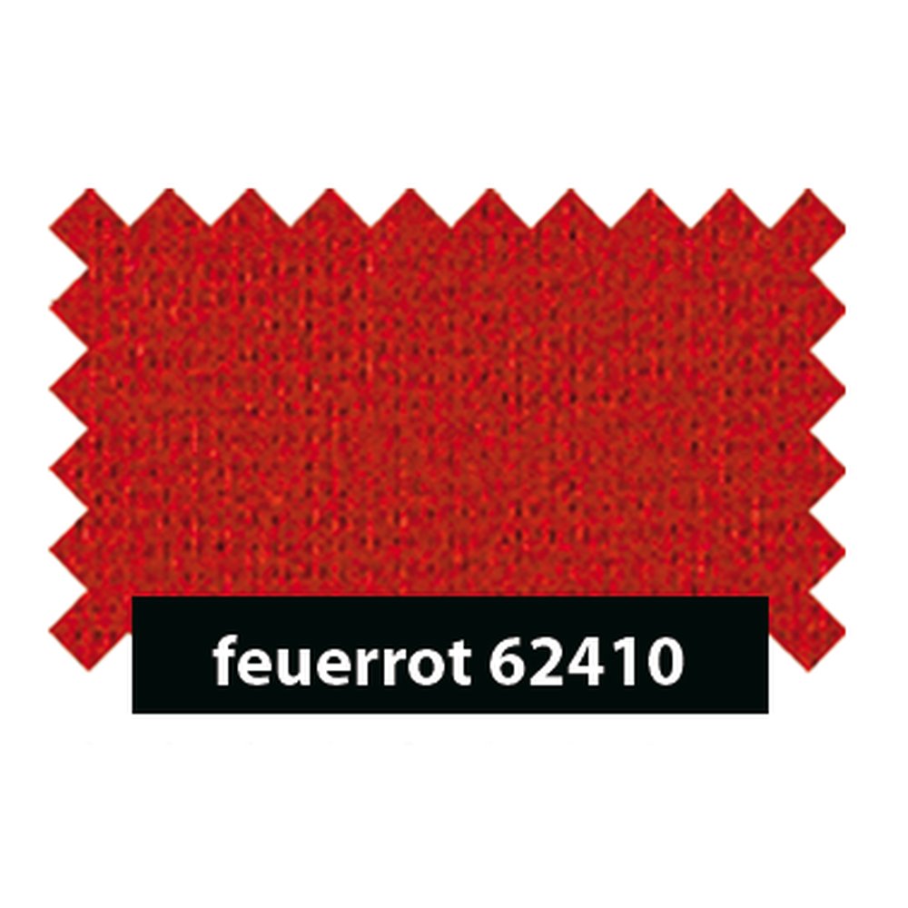 Molton Baumwollstoff feuerrot, 130 cm breit