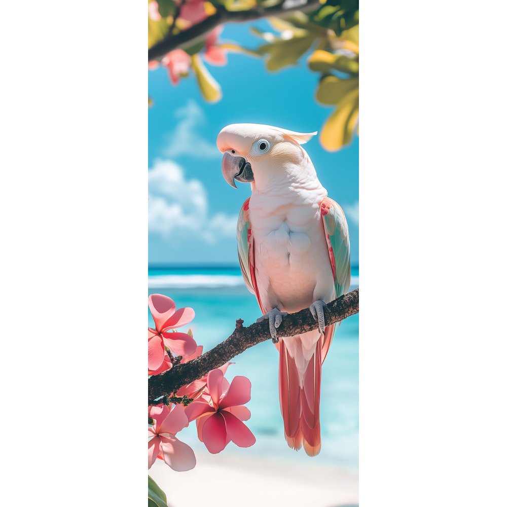 Banner Kakadu Paradies bunt,75 x 180 cm